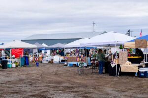 Vendors Setup at October 2024 Pumpkin Festival in Grangeville Idaho