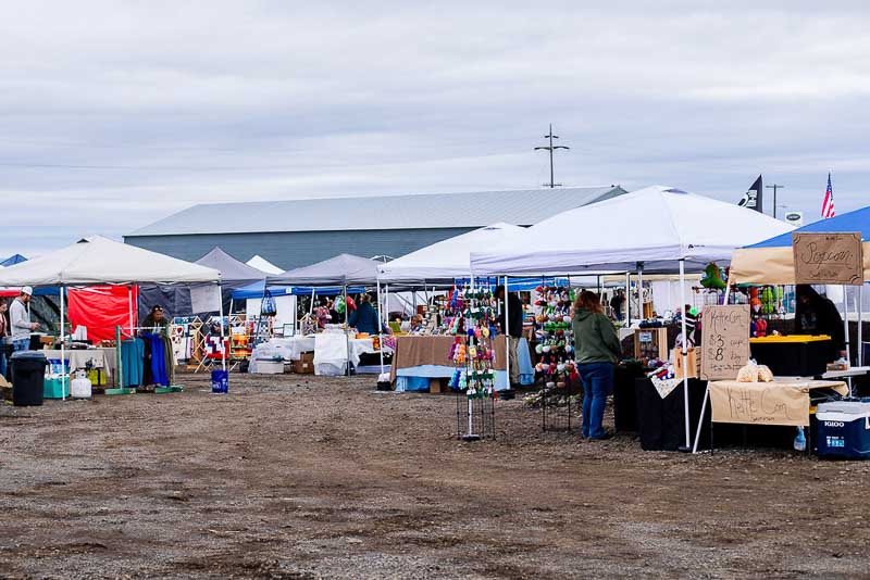 Vendors Setup at October 2024 Pumpkin Festival in Grangeville Idaho