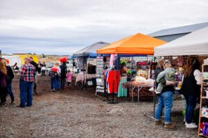 Vendors Setup at October 2024 Pumpkin Festival in Grangeville Idaho