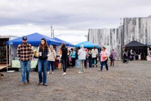 Vendors Setup at October 2024 Pumpkin Festival in Grangeville Idaho
