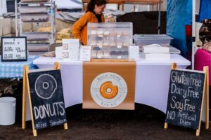 Vendors Setup at October 2024 Pumpkin Festival in Grangeville Idaho