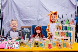 Vendors Setup at October 2024 Pumpkin Festival in Grangeville Idaho