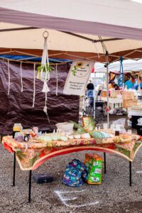 Vendors Setup at October 2024 Pumpkin Festival in Grangeville Idaho