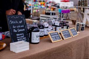 Vendors Setup at October 2024 Pumpkin Festival in Grangeville Idaho