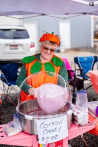 Vendors Setup at October 2024 Pumpkin Festival in Grangeville Idaho