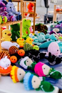 Vendors Setup at October 2024 Pumpkin Festival in Grangeville Idaho