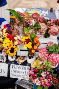 Vendors Setup at October 2024 Pumpkin Festival in Grangeville Idaho