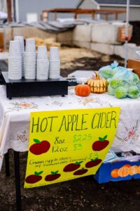 Vendors Setup at October 2024 Pumpkin Festival in Grangeville Idaho