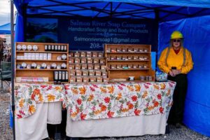 Vendors Setup at October 2024 Pumpkin Festival in Grangeville Idaho