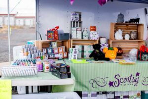 Vendors Setup at October 2024 Pumpkin Festival in Grangeville Idaho