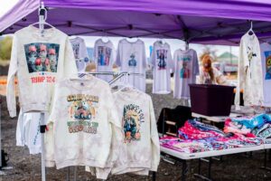 Vendors Setup at October 2024 Pumpkin Festival in Grangeville Idaho